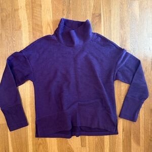 CALIA by Carrie Underwood Ribbed Mockneck Sweatshirt